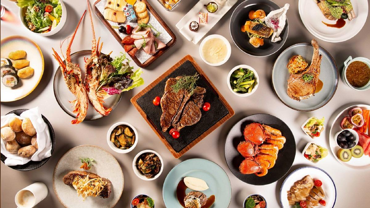 台北萬豪酒店Garden Kitchen 即日起至6月26日止，推出「主餐1+1」優惠。（圖／業者提供）