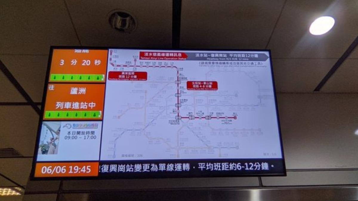 台北捷運紅線今（6）日晚間7時系統出現異常。（圖／翻攝自PTT）