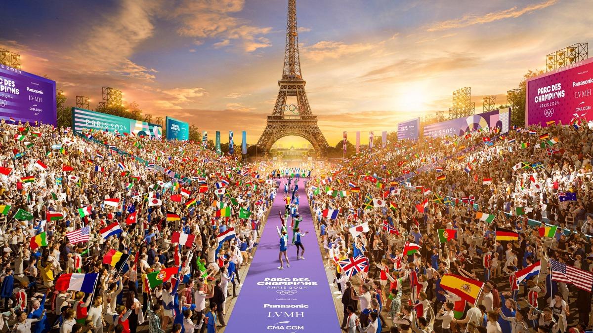 巴黎奧運薰衣草紫賽道超浪漫。（圖／FB＠Paris 2024）