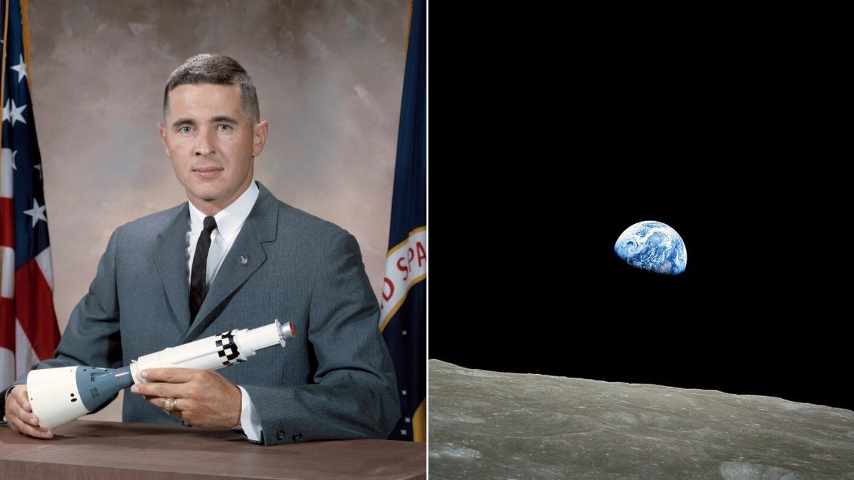 拍下經典照片《地出》（圖右）的阿波羅8號組員、美國太空人安德斯（圖左）驚傳墜機身亡。（圖／翻攝自X@sentdefender）