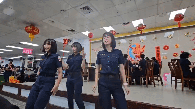 警專學妹舞蹈預演為歡送畢業學長做準備。（圖／TVBS）