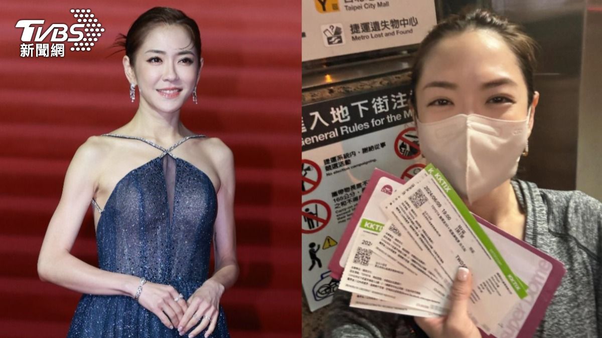 楊千霈找回搞丟的張學友演唱會門票，讓她感動直喊不敢相信。（圖／TVBS資料照片、翻攝自楊千霈臉書）