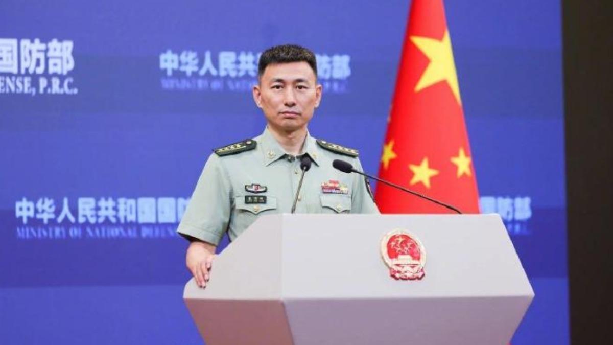 中國大陸國防部發言人張曉剛。（圖／翻攝自 微博）