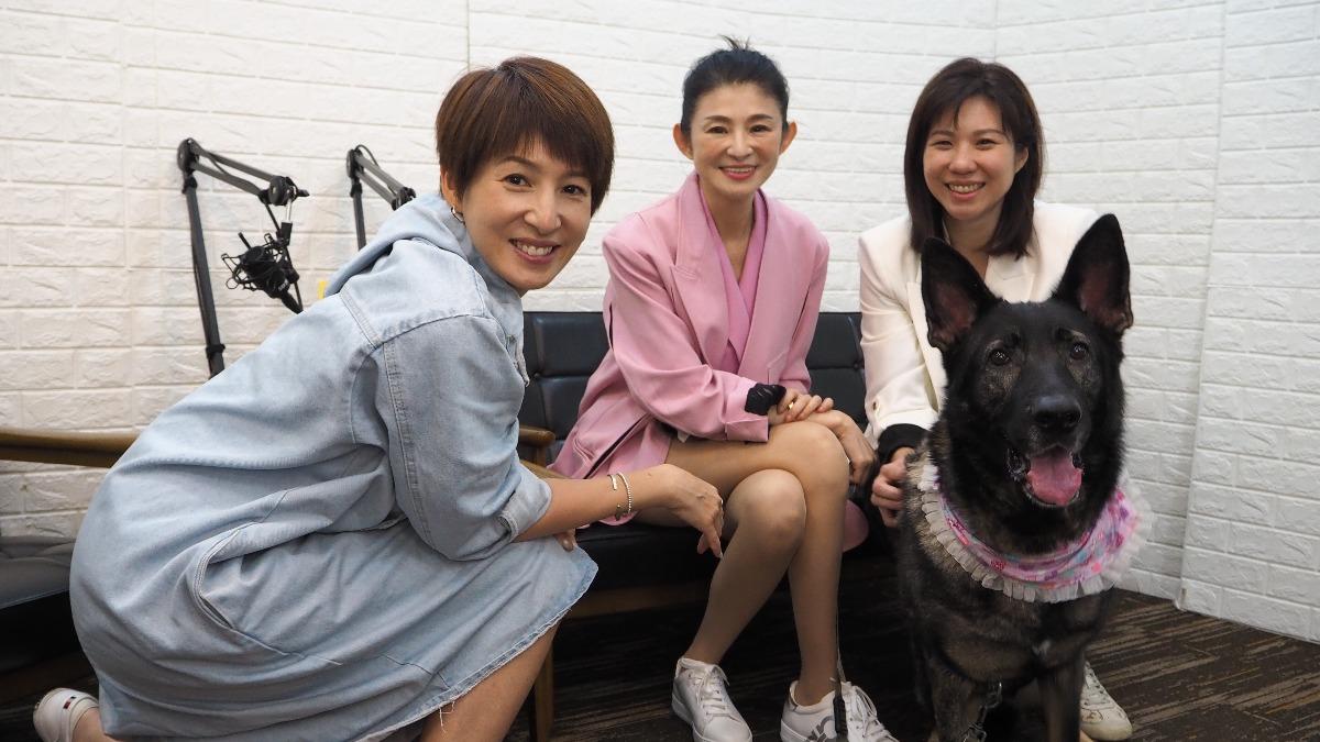 TVBS Podcast《新聞幕後》邀請臺灣工作犬發展協會創辦人關心羚獸醫師以及臺灣工作犬發展協會推廣大使蘇宗怡，讓大家更認識工作犬。（圖／新聞幕後提供）