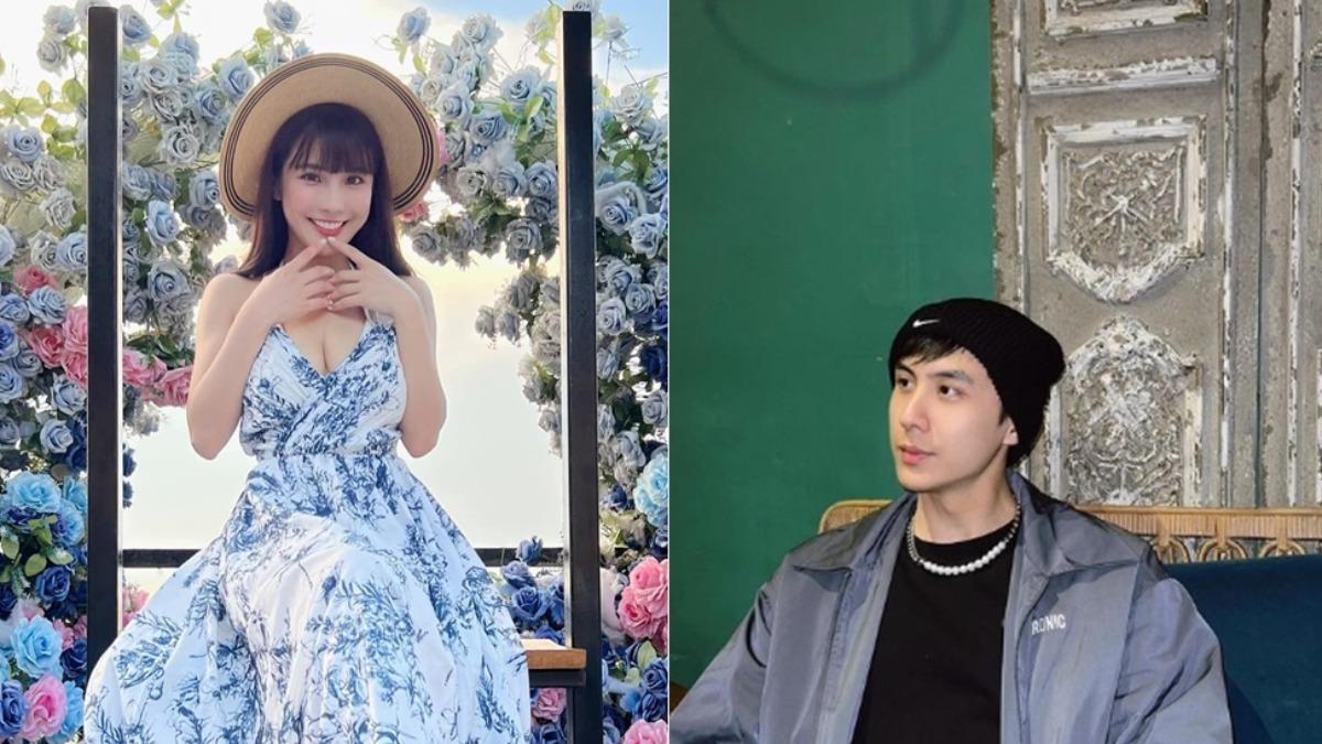 「樂天女孩」成員琳妲承認與男星韓亞諾曾交往。(圖/翻攝琳妲臉書、韓亞諾IG)