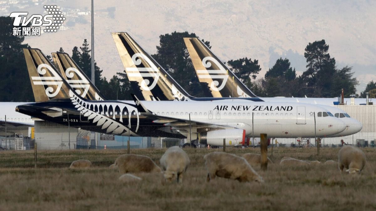 紐西蘭航空一架往返南北兩島的航班，飛行途中遭遇突發亂流，造成機上2人受傷。（圖／達志影像美聯社）