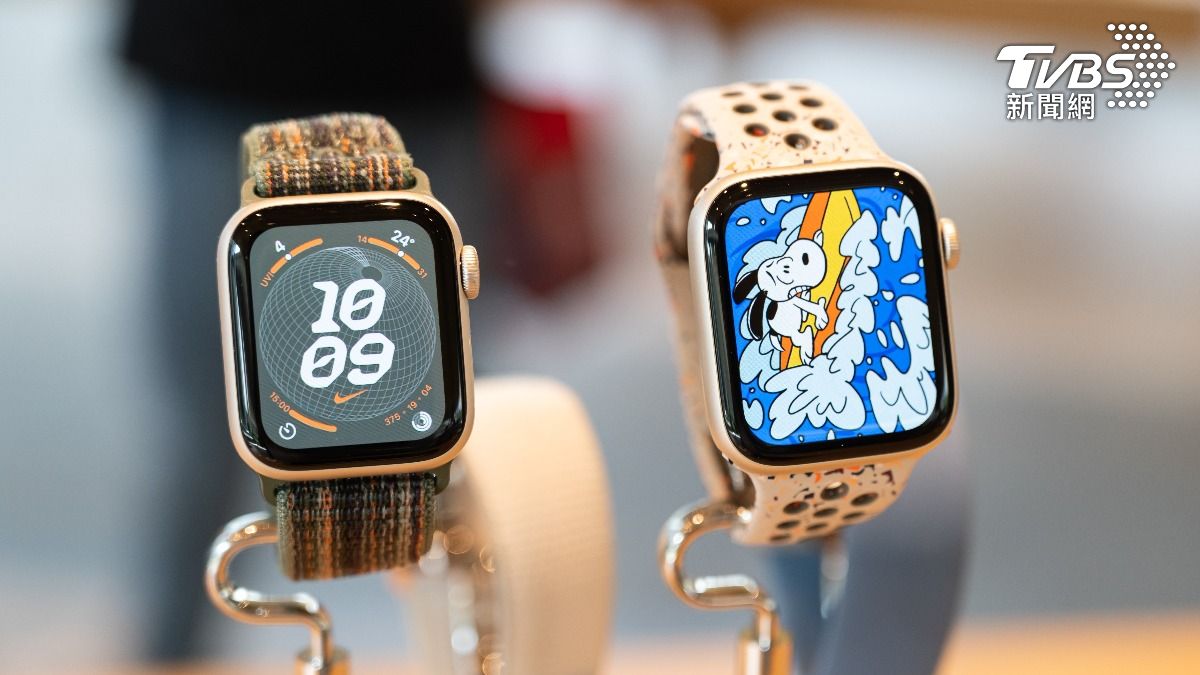 今年秋季將發表的Apple Watch S10系列傳將升級螢幕尺寸。（示意圖／shutterstock 達志影像）