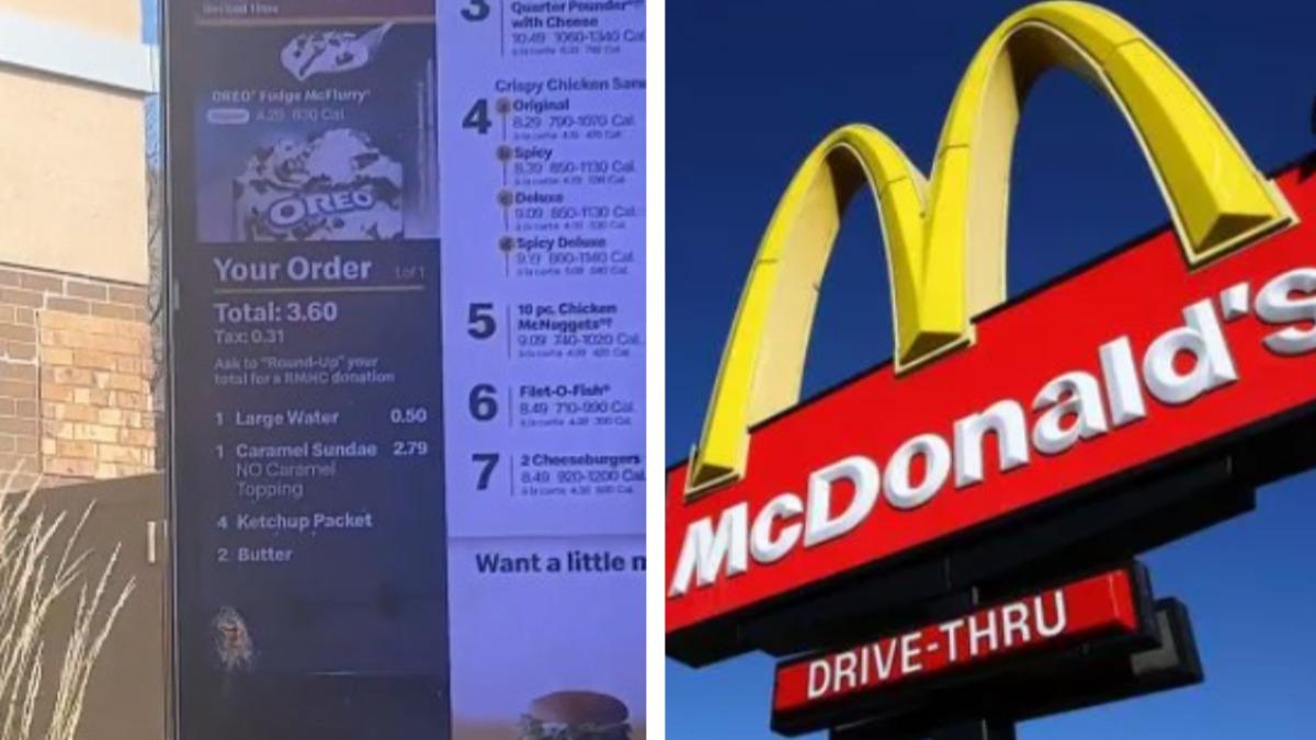 美國麥當勞AI點餐系統太雷被開除。（圖／翻攝自 X）
