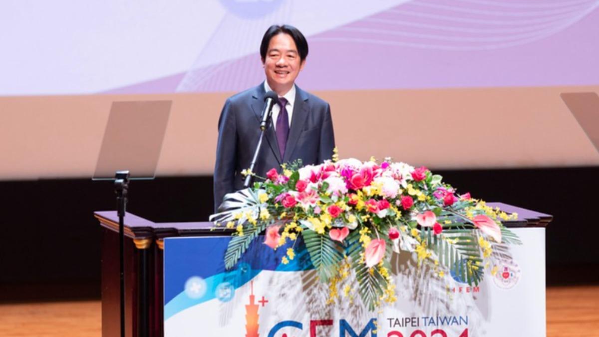 President Lai advocates for Taiwan’s WHO inclusion at ICEM (Courtesy of the Presidential Office) President Lai advocates for Taiwan’s WHO inclusion at ICEM