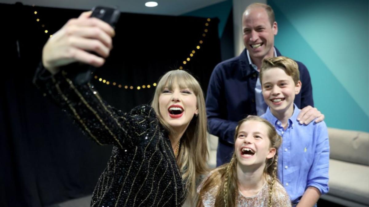 威廉王子（Prince William）帶女子朝聖泰勒絲（Taylor Swift）。（圖／翻攝自 IG）