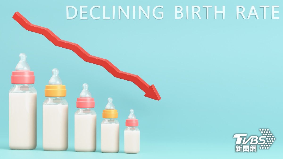 生育率下降示意圖 (圖／達志影像Shutterstock)