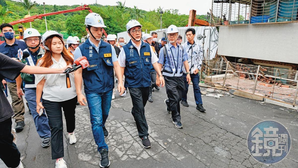 工程專業出身、現為台北市副市長的李四川，未來如何調整或包裝新形象，還有很大空間。（圖／鏡週刊）