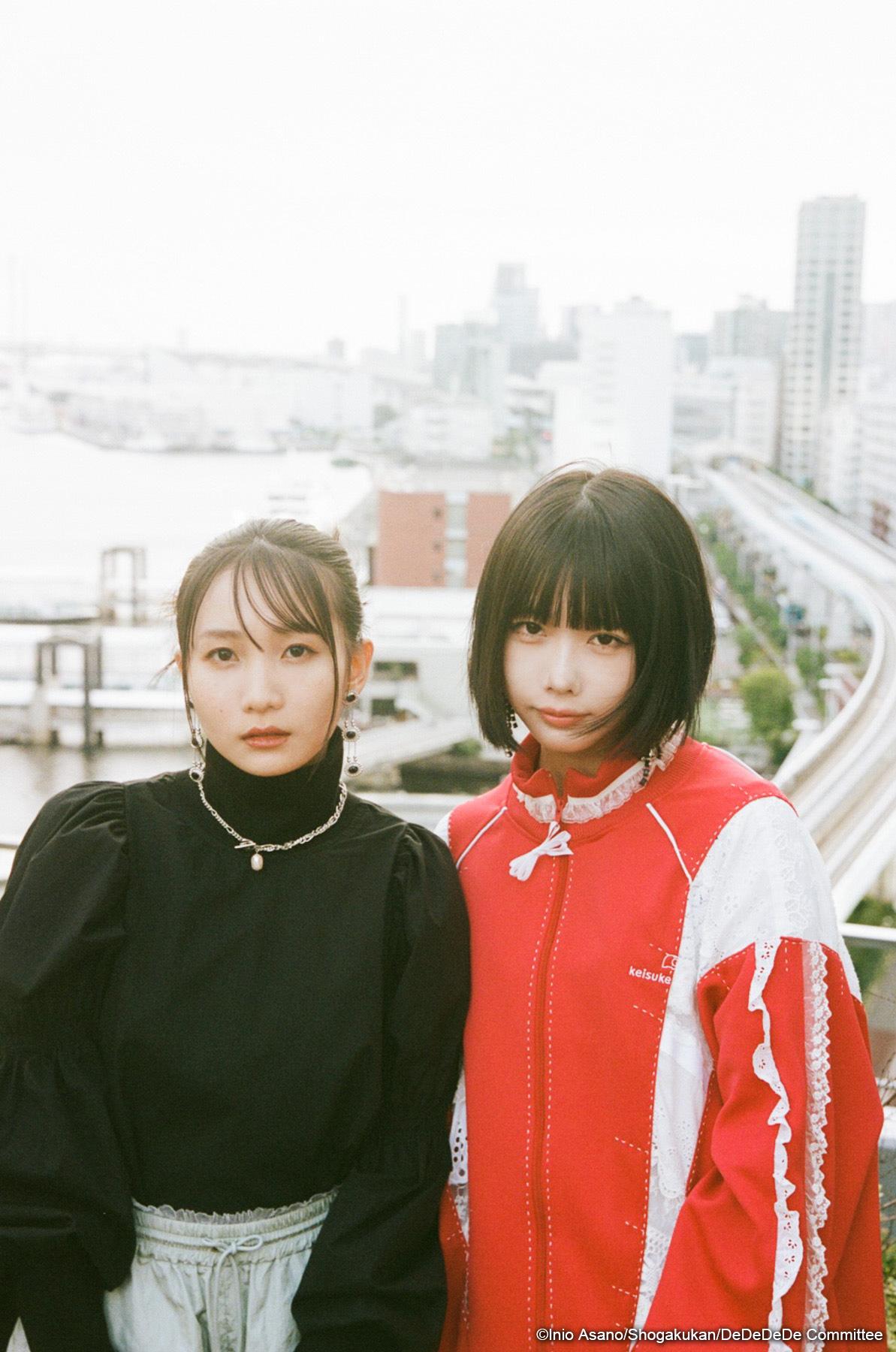 ano（右）與幾田莉拉（ikura）接受訪問。（圖／台北双喜電影提供）