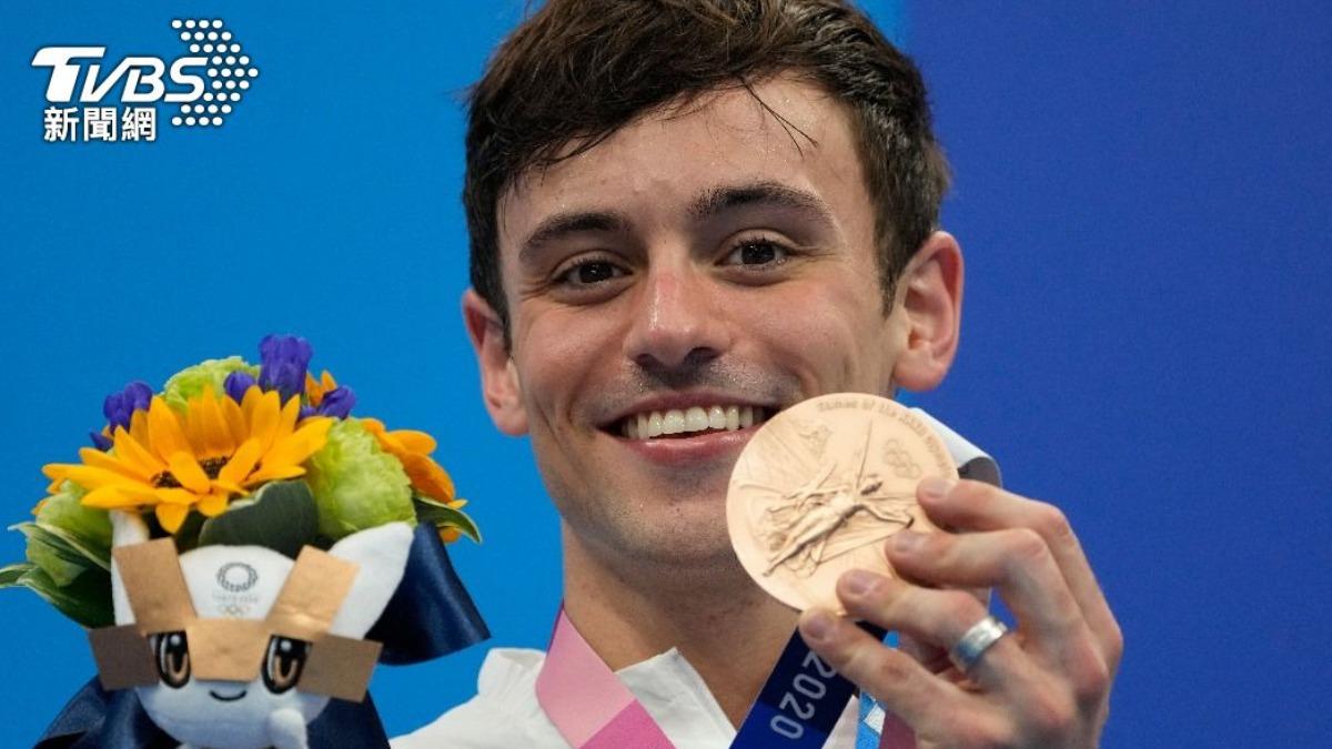英國「跳水王子」湯姆‧戴利在2020年東京奧運表現亮眼。（圖／達志影像美聯社）