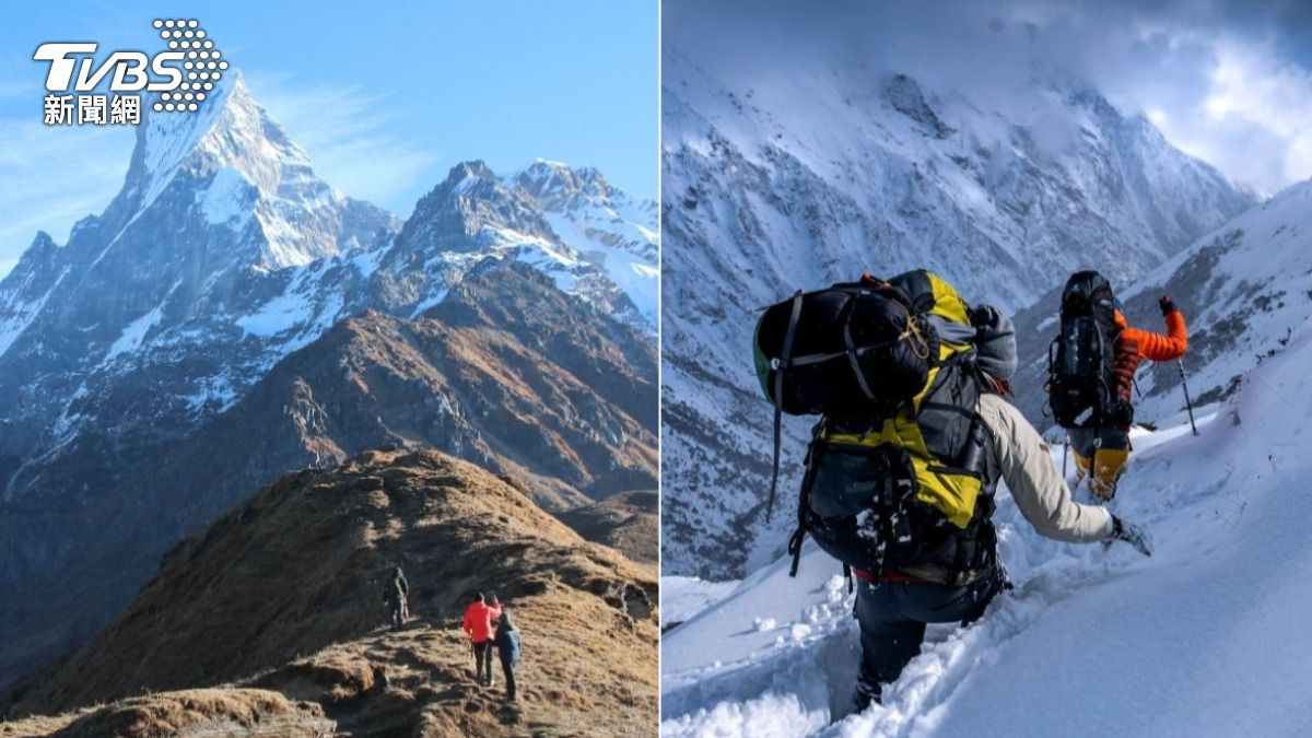 每年有許多登山愛好者挑戰聖母峰。（示意圖／shutterstock 達志影像）