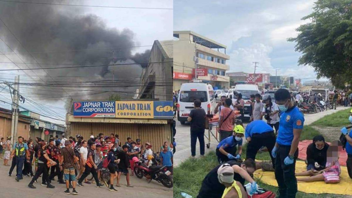 菲律賓爆竹倉庫驚傳爆炸，導致43人死傷。（圖／翻攝自X@piawesmin）