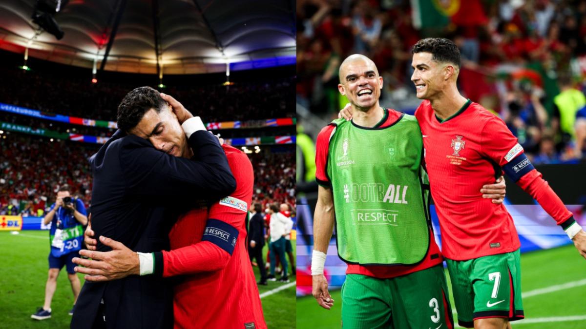 「C羅」羅納度（Cristiano Ronaldo）率領葡萄牙闖進歐國盃8強。（圖／翻攝自 X@Cristiano）