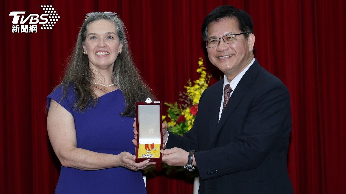 AIT director honored with diplomacy medal in Taiwan (TVBS News) AIT director honored with diplomacy medal in Taiwan