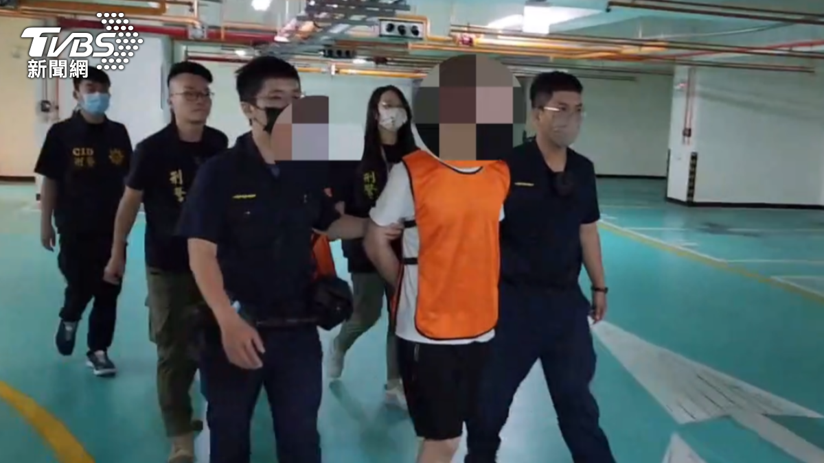 陳嫌將友人凌虐致死後，聯絡親姊協助將死者對折藏屍。（圖／TVBS）