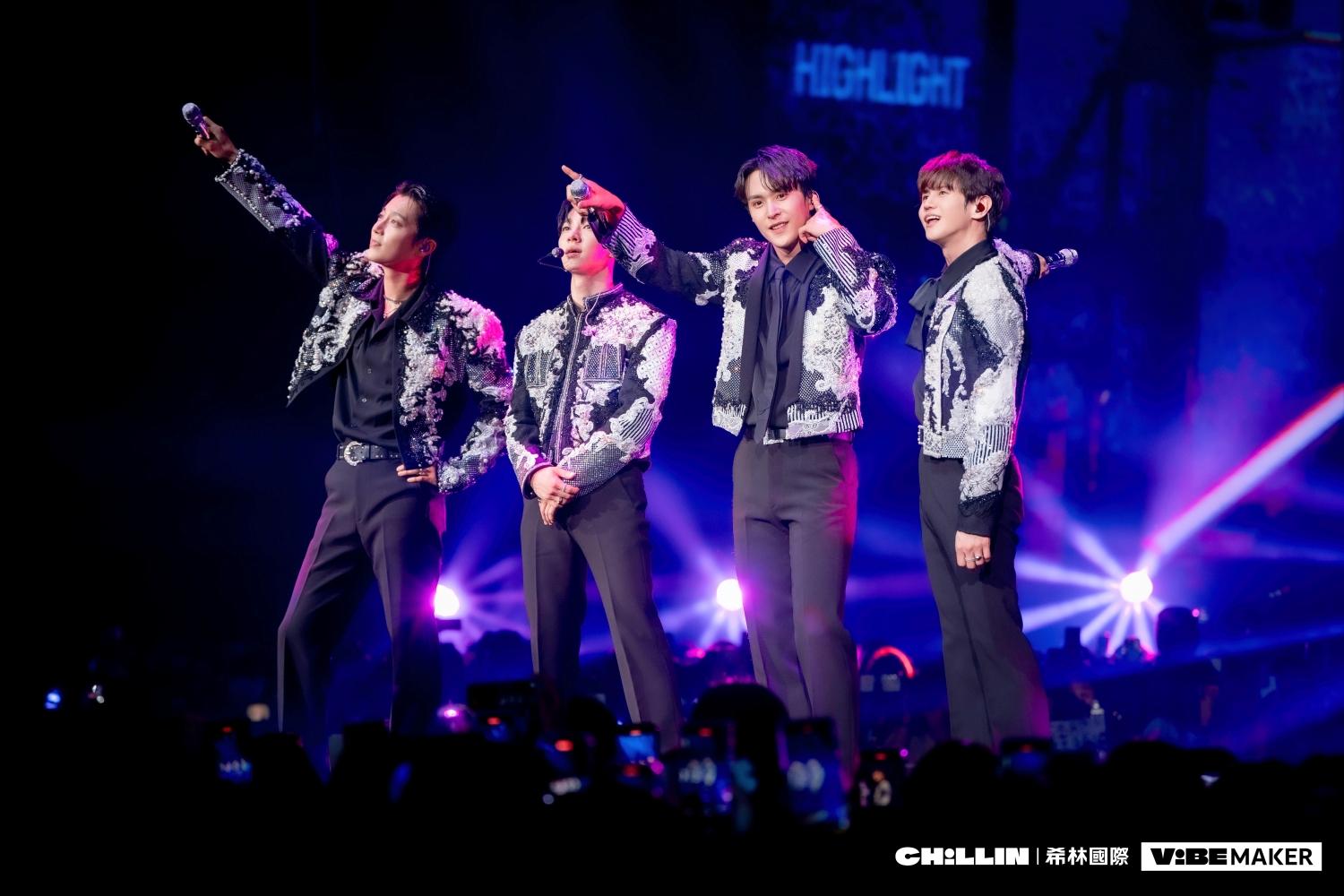 Highlight也帶來BEAST時期的經典好歌。（圖／希林國際提供）