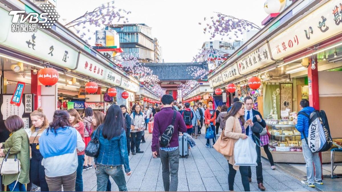 到日本旅遊的外國觀光客大量增加。（示意圖／shutterstock達志影像）