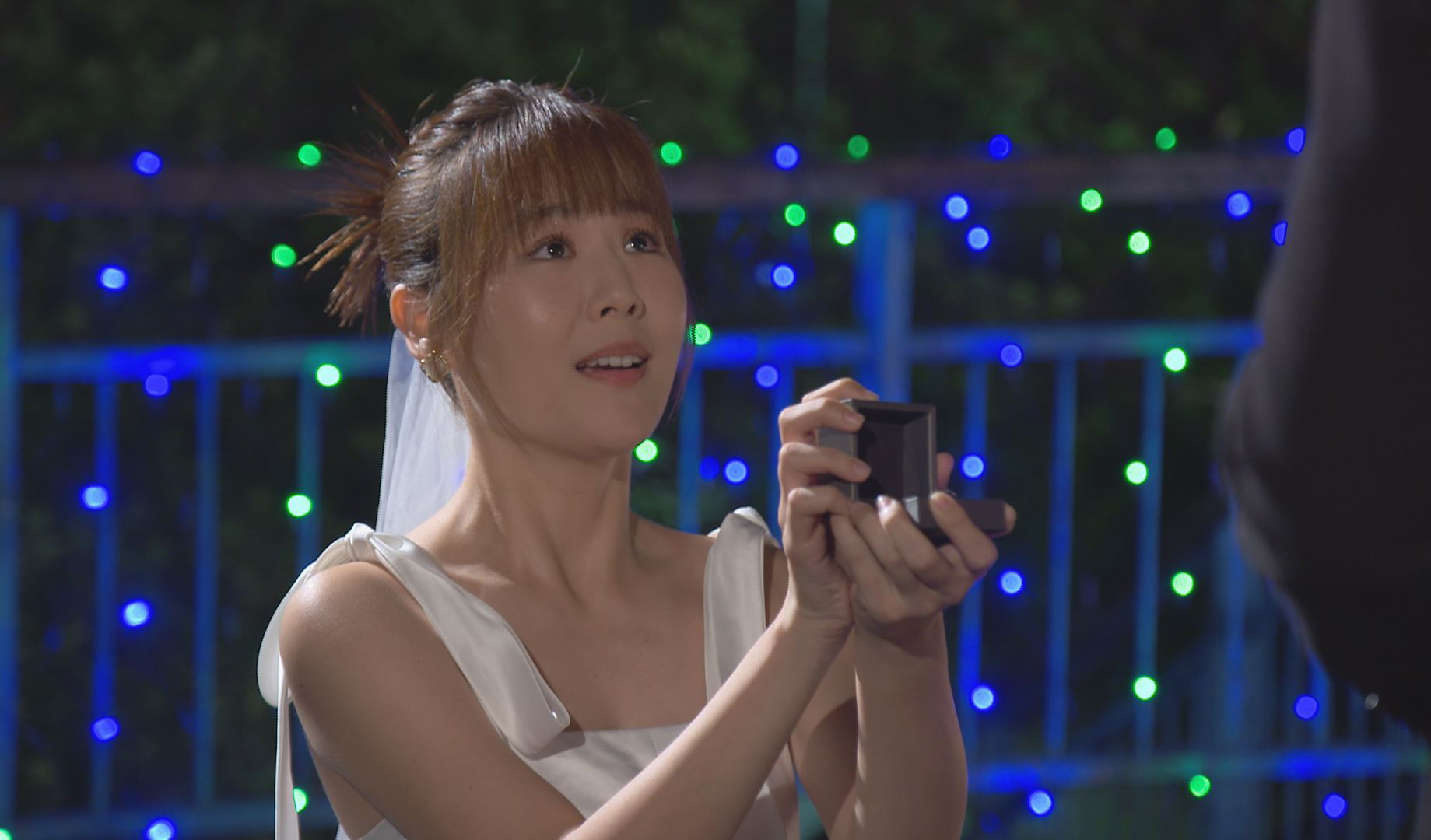 劇中何宜珊主動求婚。（圖／台視提供）