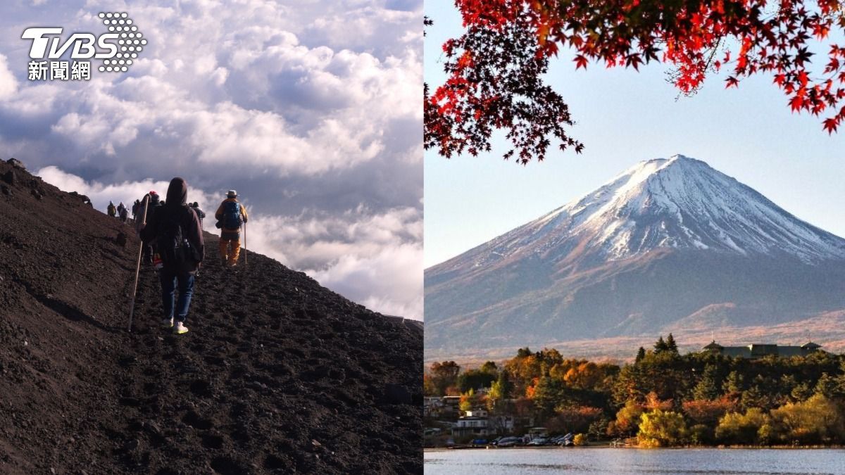 富士山又傳意外，一男從山頂附近滑落，昏迷命危。（示意圖／shutterstock 達志影像）