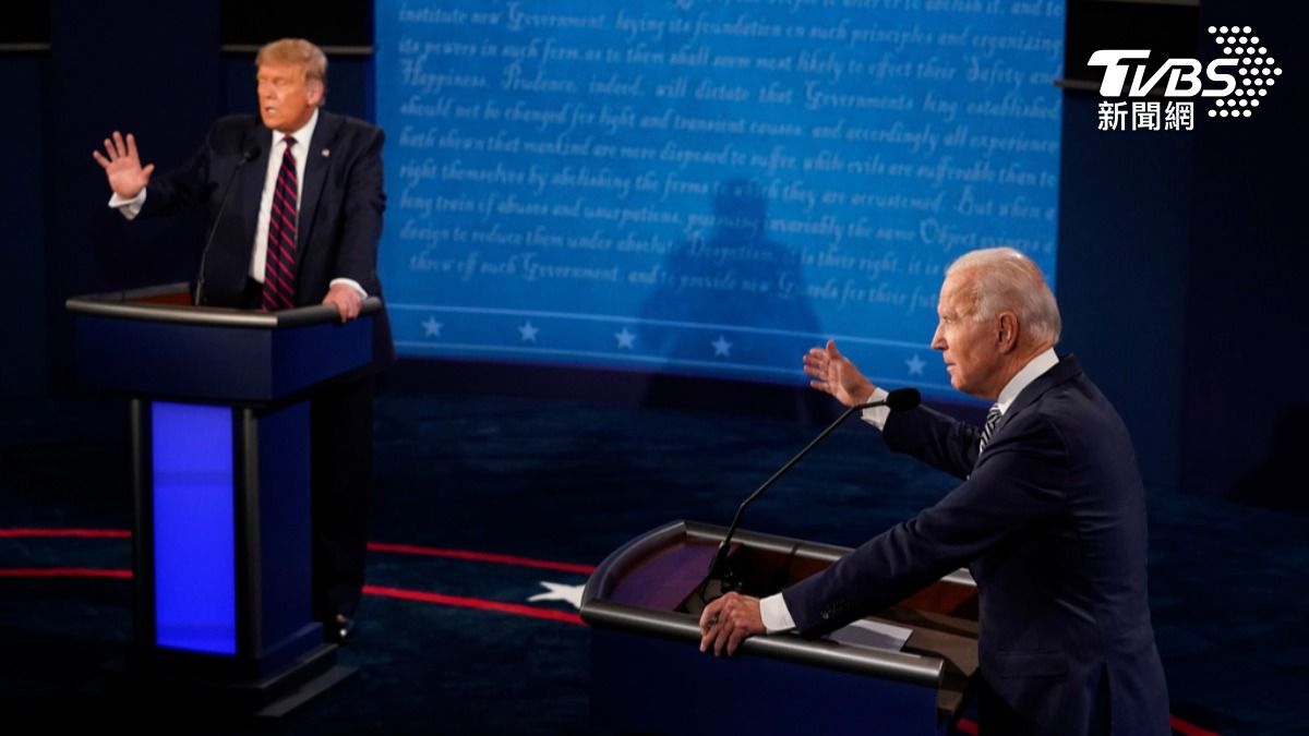 美國兩大主要政黨2024總統大選候選人川普（左）、拜登（右）。（圖／達志影像美聯社）