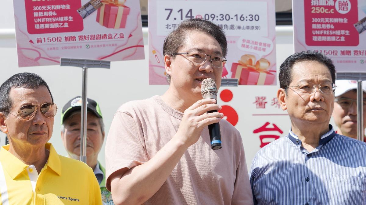 民進黨秘書長林右昌13日表示，民進黨從頭到尾沒介入罷樑行動。（圖／民進黨提供）