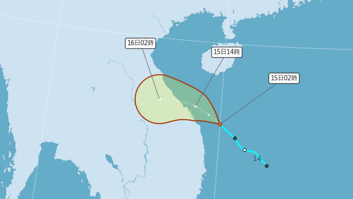 Meteorologist predicts new typhoon may form near Philippines (Courtesy of CWA) Meteorologist predicts new typhoon may form near Philippines