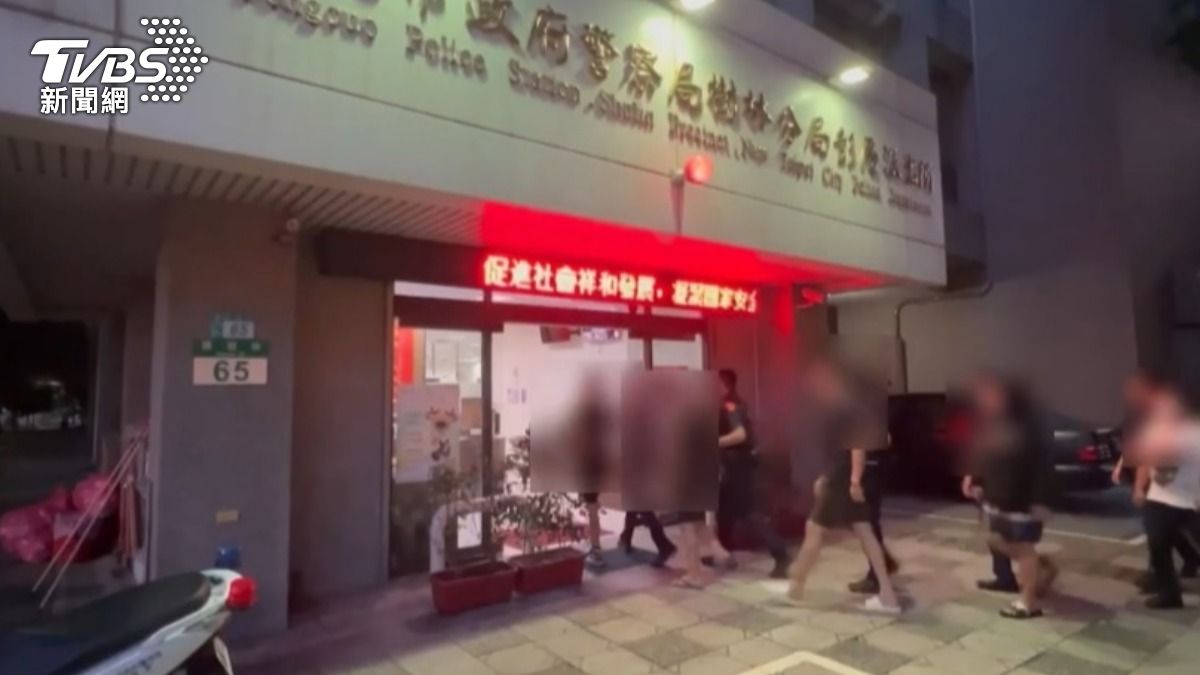 警方逮捕5名犯嫌。（圖／TVBS）