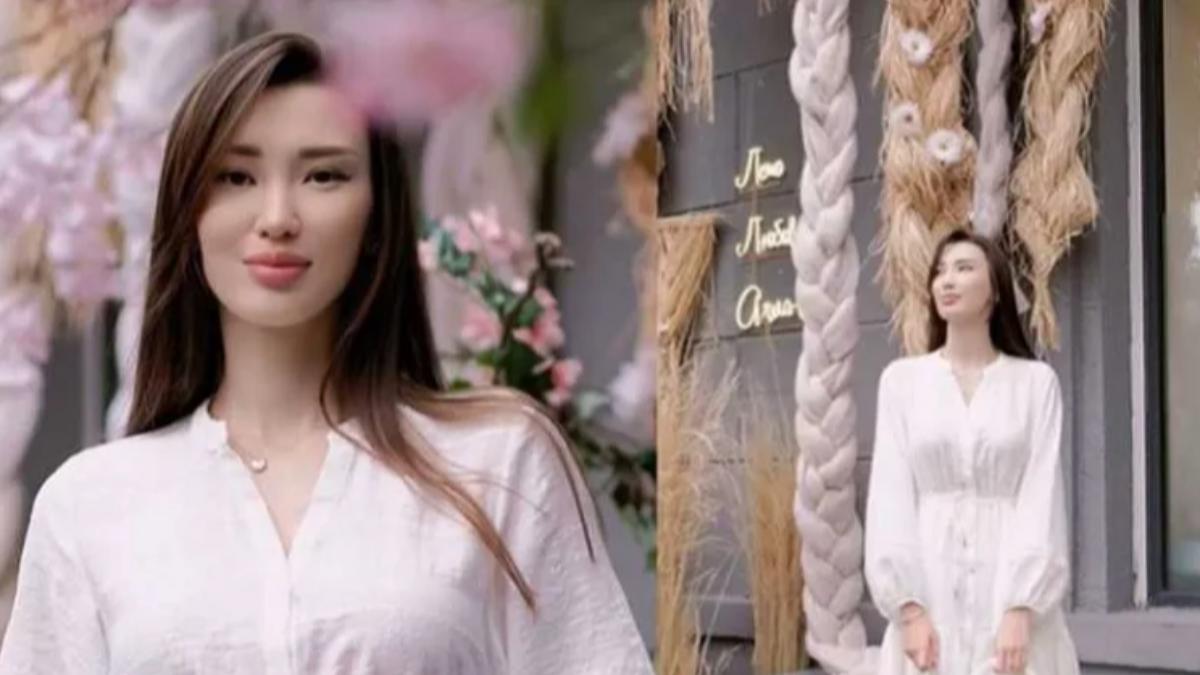 莎賓娜在IG貼出一張穿著小洋裝的照片,但卻被批「塑膠感太重」。(圖/翻攝自莎賓娜IG)