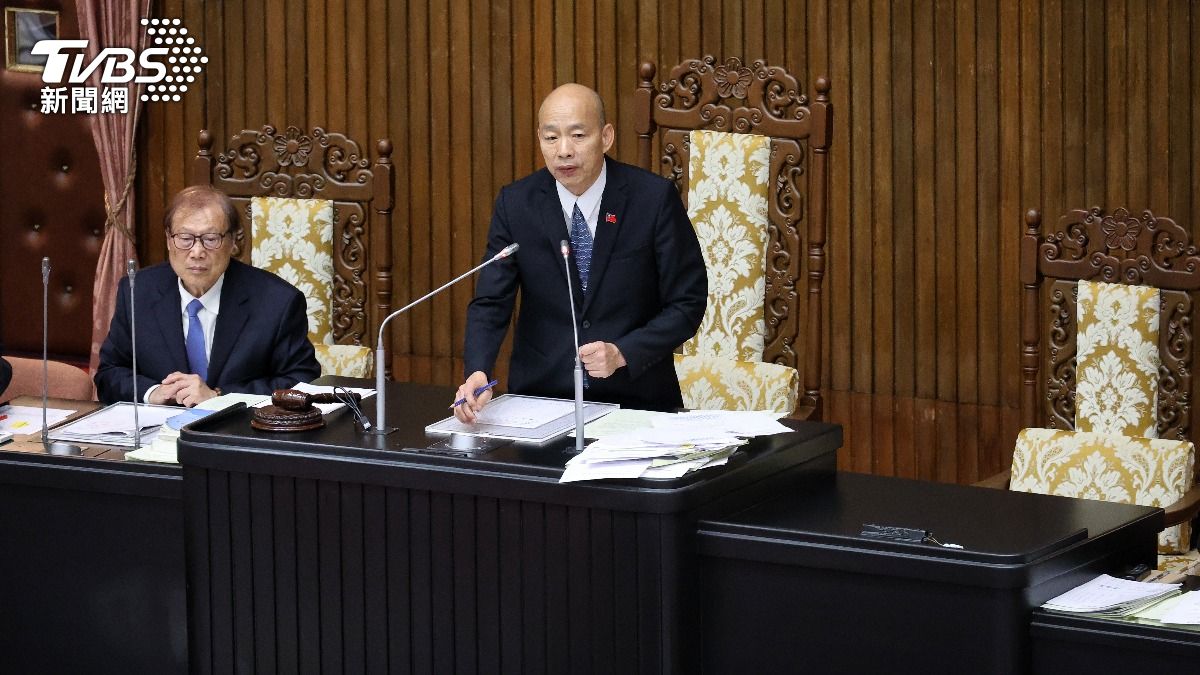 立法院長韓國瑜。（圖／葉志明攝）