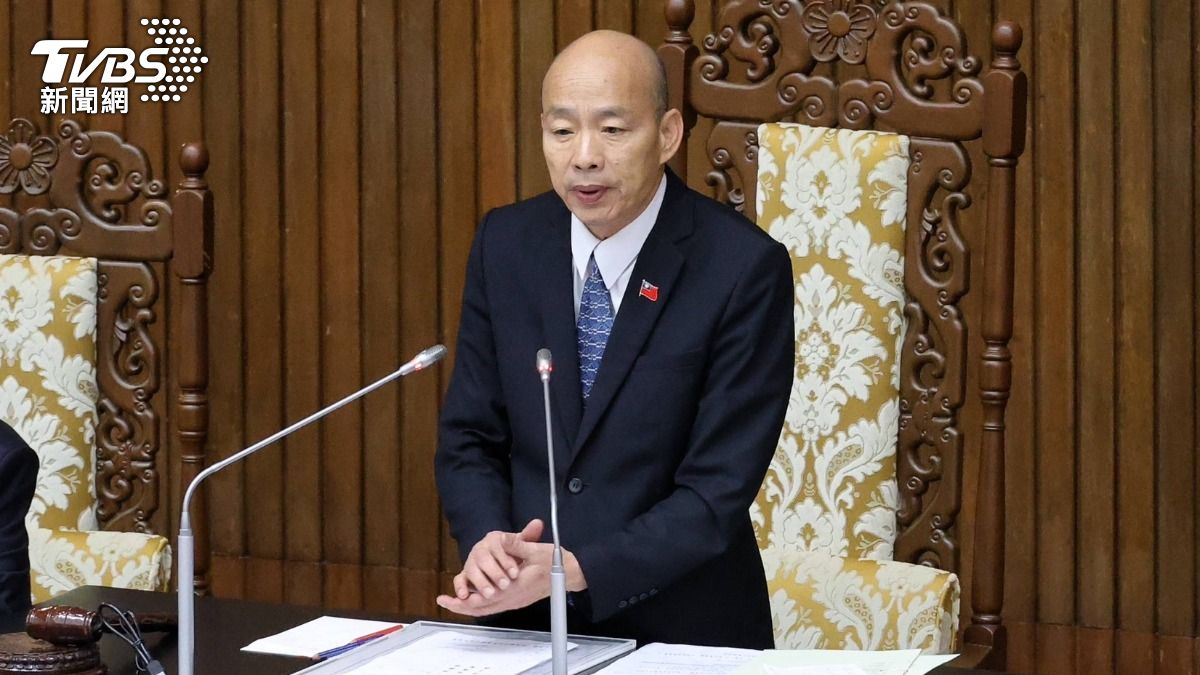 立法院長韓國瑜。(圖/葉志明攝)