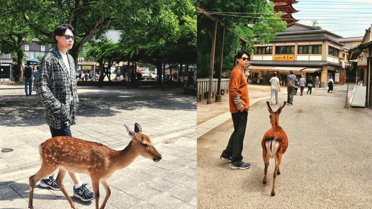 李佑群到日本宮島旅遊。（圖／幸喜國際提供）