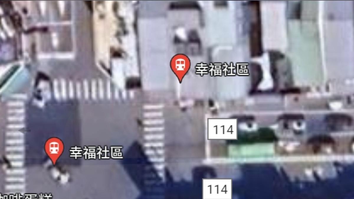 桃園客運宣布，8月1日起將取消幸福社區站。（圖／翻攝自Google Map）