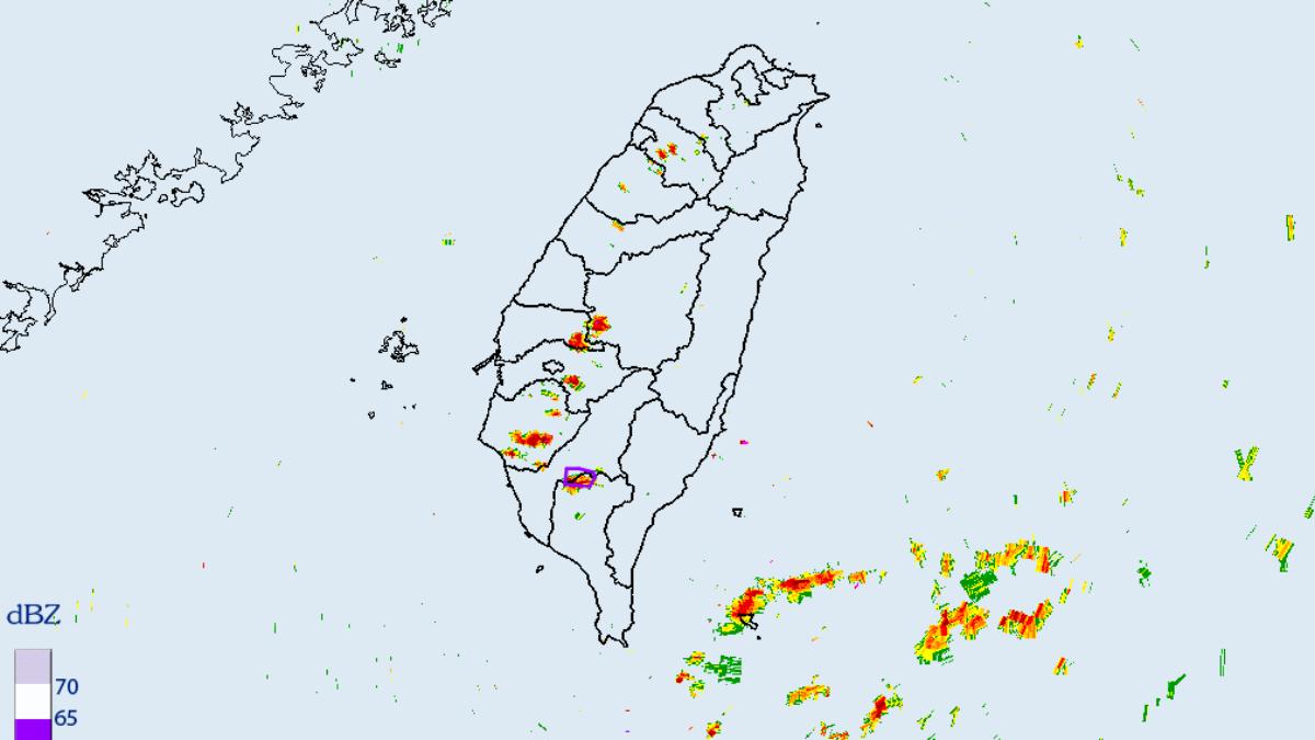 氣象署發布大雷雨即時訊息。（圖／氣象署）