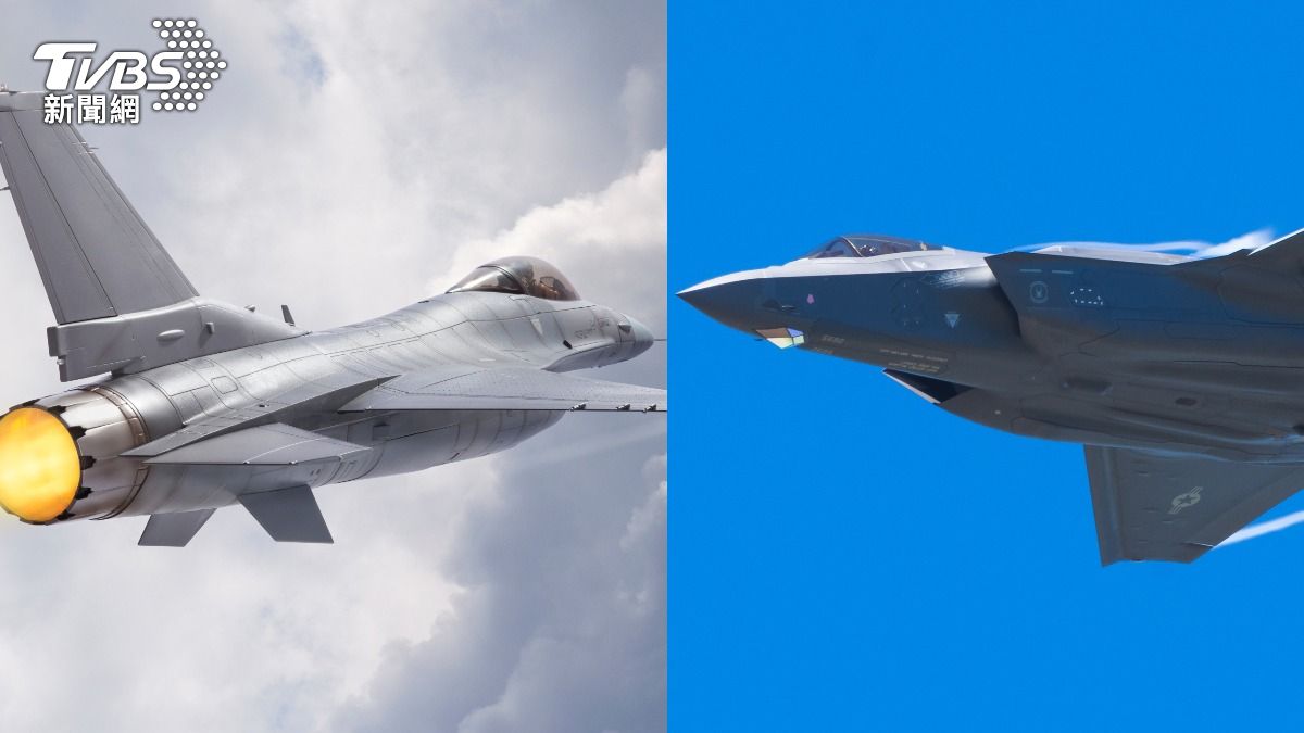 陸媒酸美國敦促盟國援烏F-16（圖左）是為推銷F-35（圖右）。（示意圖／shutterstock 達志影像）