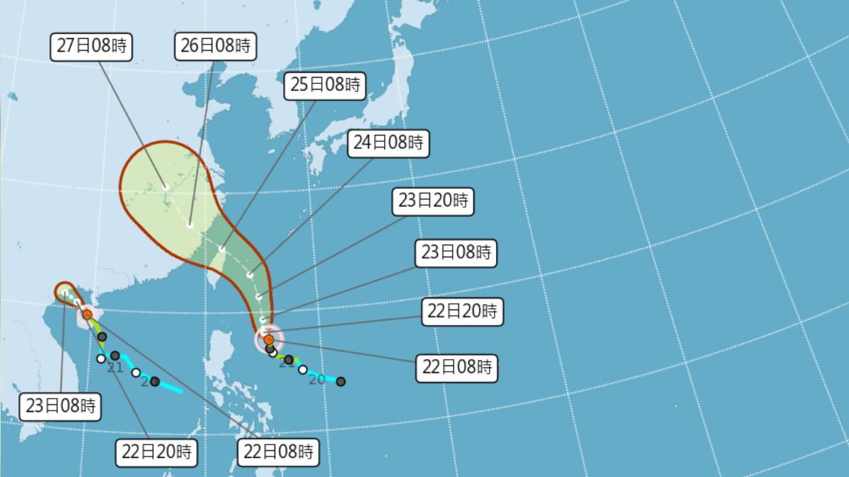 天氣-今天天氣-一週天氣-氣象預報-颱風-最新颱風動態-最新颱風路徑