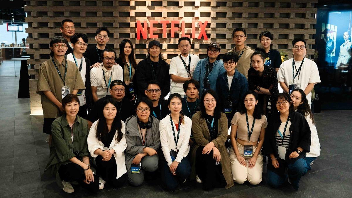 工作坊首日學員於Netflix進行大合照。（圖／金馬執委會提供）