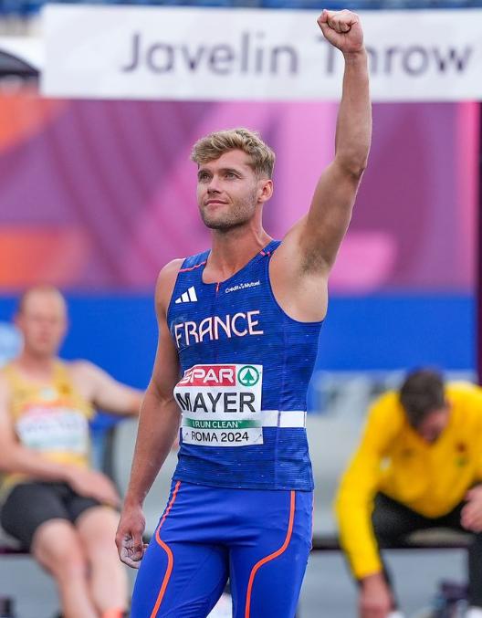 Mayer Kevin是法國田徑十項全能選手，在世界田徑錦標賽二度奪下金牌。（圖／翻攝自IG @Mayer.deca）