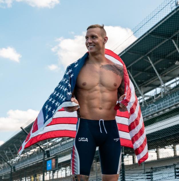 美國游泳運動員Caeleb Dressel身高191公分，被譽為「飛魚」接班人。（圖／翻攝自IG @Caelebdressel）