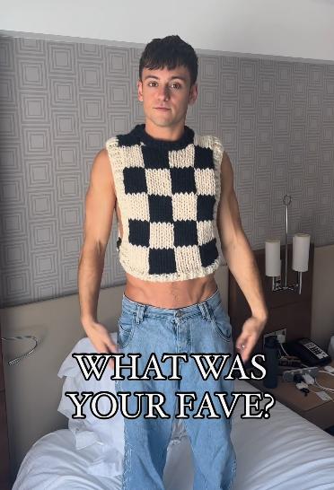 Tom Daley過去因為在奧運場內「織毛衣」超萌模樣，一夕爆紅。（圖／翻攝自IG @Tomdaley）