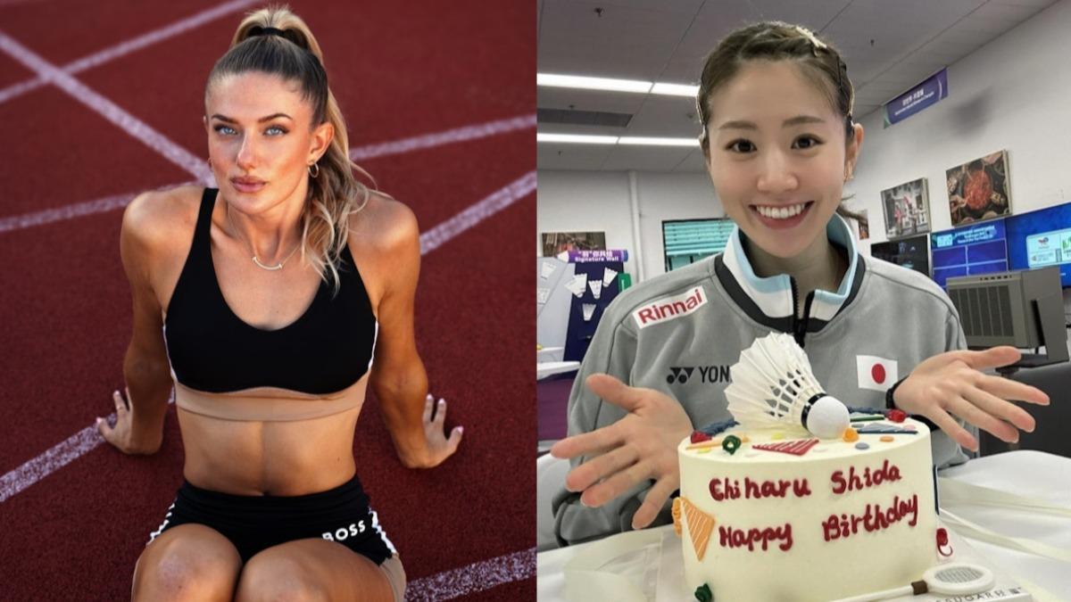 女神級運動員實力、美貌兼具。（圖／翻攝自Alica Schmidt、志田千陽 IG） 