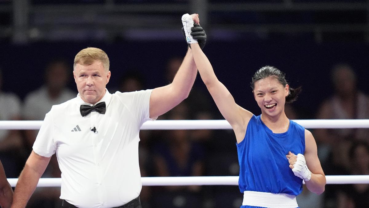 Taiwanese boxer Wu Shih-yi (Courtesy of Chinese Taipei Olympic Committee) Wu Shih-yi secures first medal for Taiwan in Paris Games 