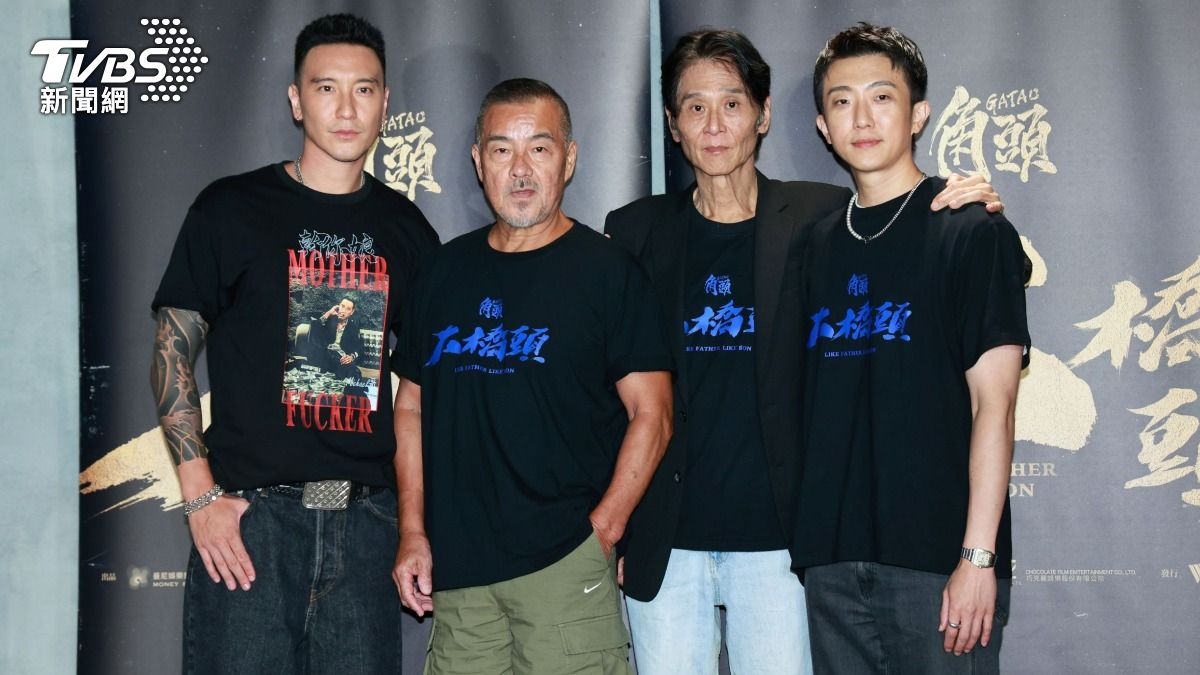 左起王陽明、龍天翔、喜翔、懷秋。（圖／趙世平攝）