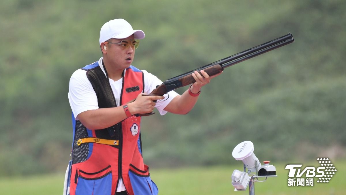 巴黎奧運中華隊男子定向飛靶選手李孟遠。（資料圖／胡瑞麒攝）