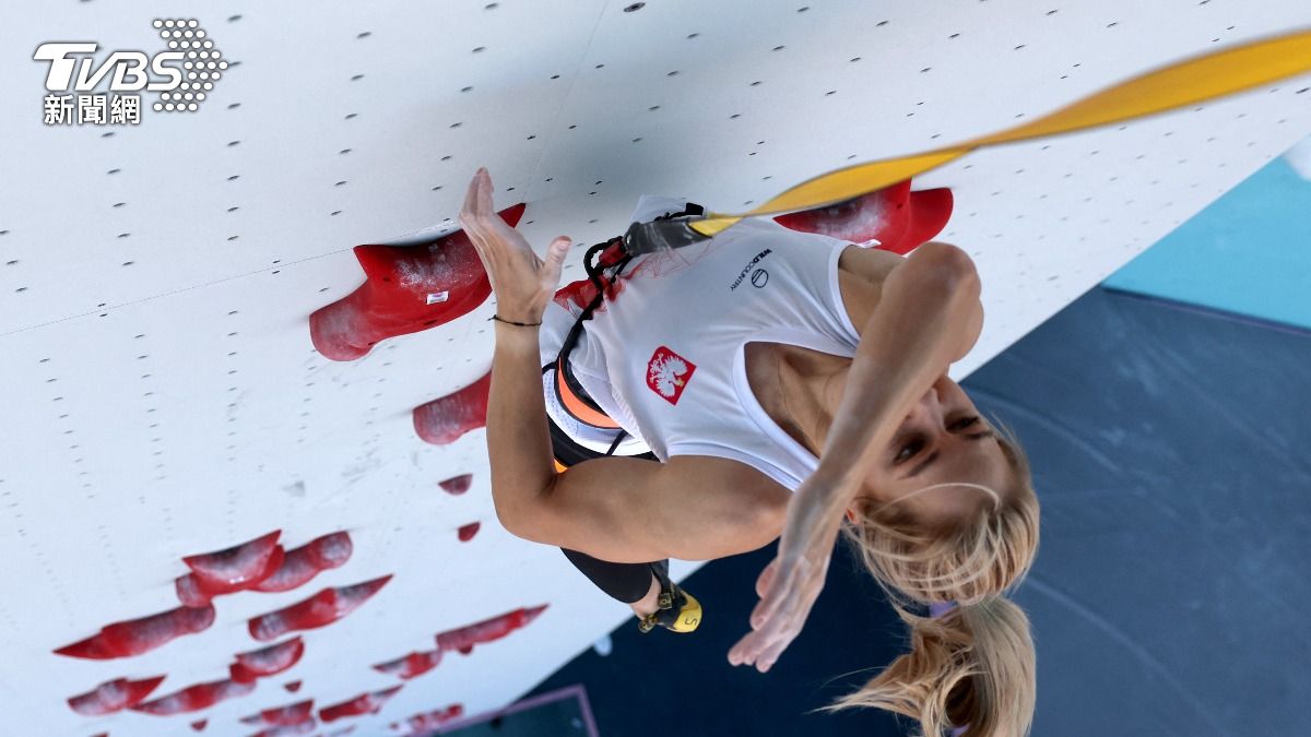 奧運運動攀登女子速度決賽亞歷山德拉·米羅斯洛（Aleksandra Mirosław）捲土重來。(圖／達志影像路透社)
