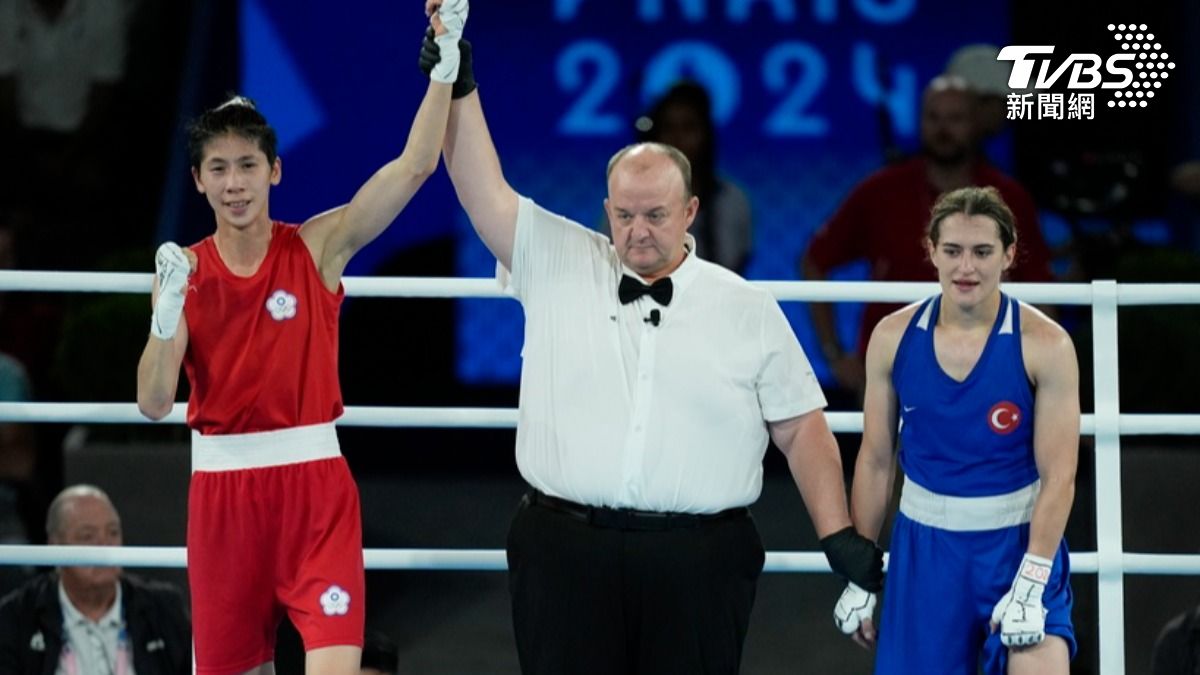 台灣女拳王林郁婷擊敗土耳其好手卡拉曼，闖進金牌戰。（圖／達志影像美聯社）