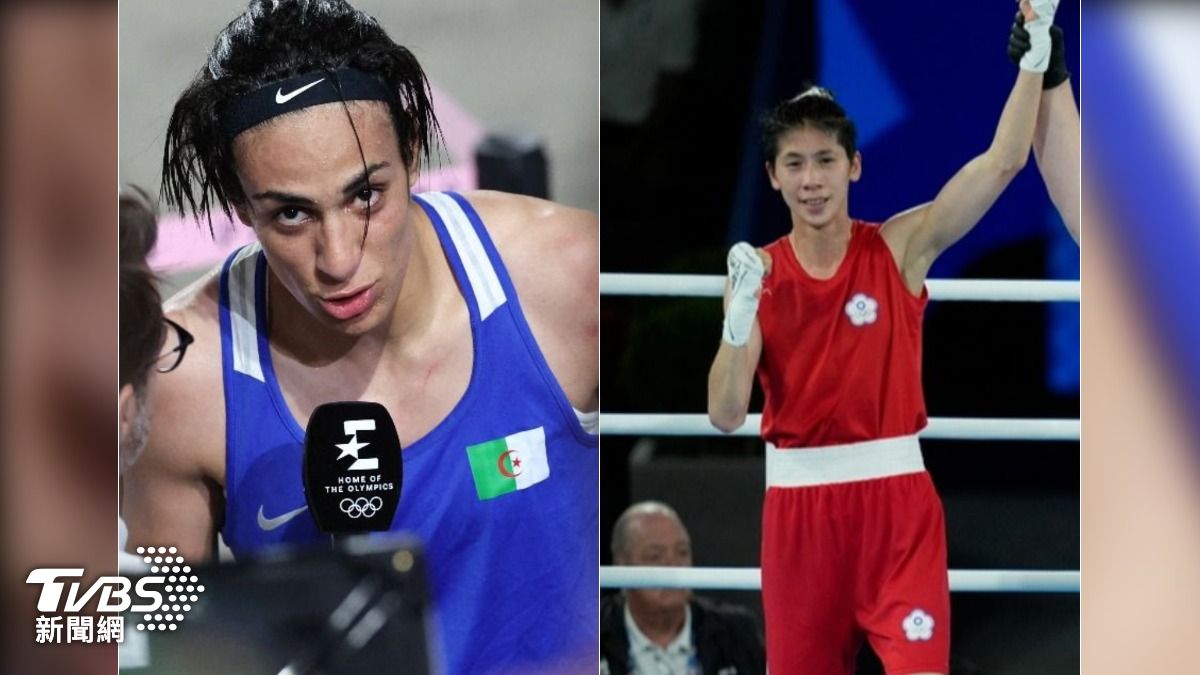捲入性別風暴的兩名女性拳擊選手：阿爾及利亞克莉芙（左）和台灣林郁婷。（圖／達志影像路透社、美聯社）